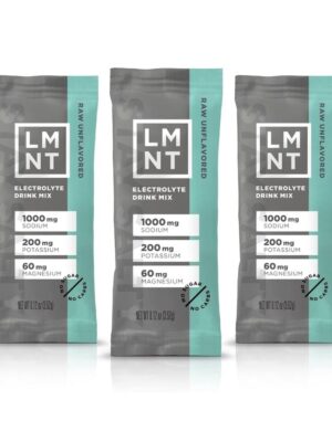 LMNT Zero Sugar Electrolytes - Raw Unflavored Salt
