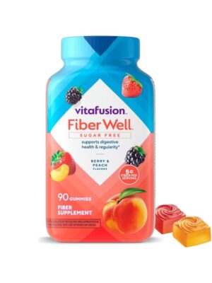 Vitafusion Fiber Well Sugar Free Fiber Gummies Supplement