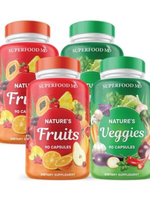 Superfood 180 Fruit and 180 Veggie Capsules