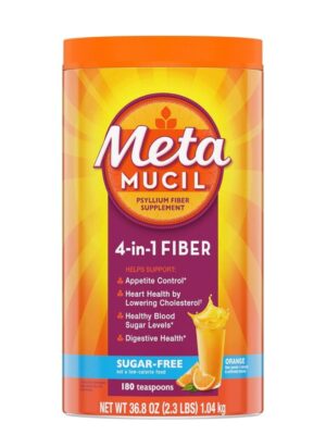 Metamucil 4 in 1 Daily Fiber Supplement Powder